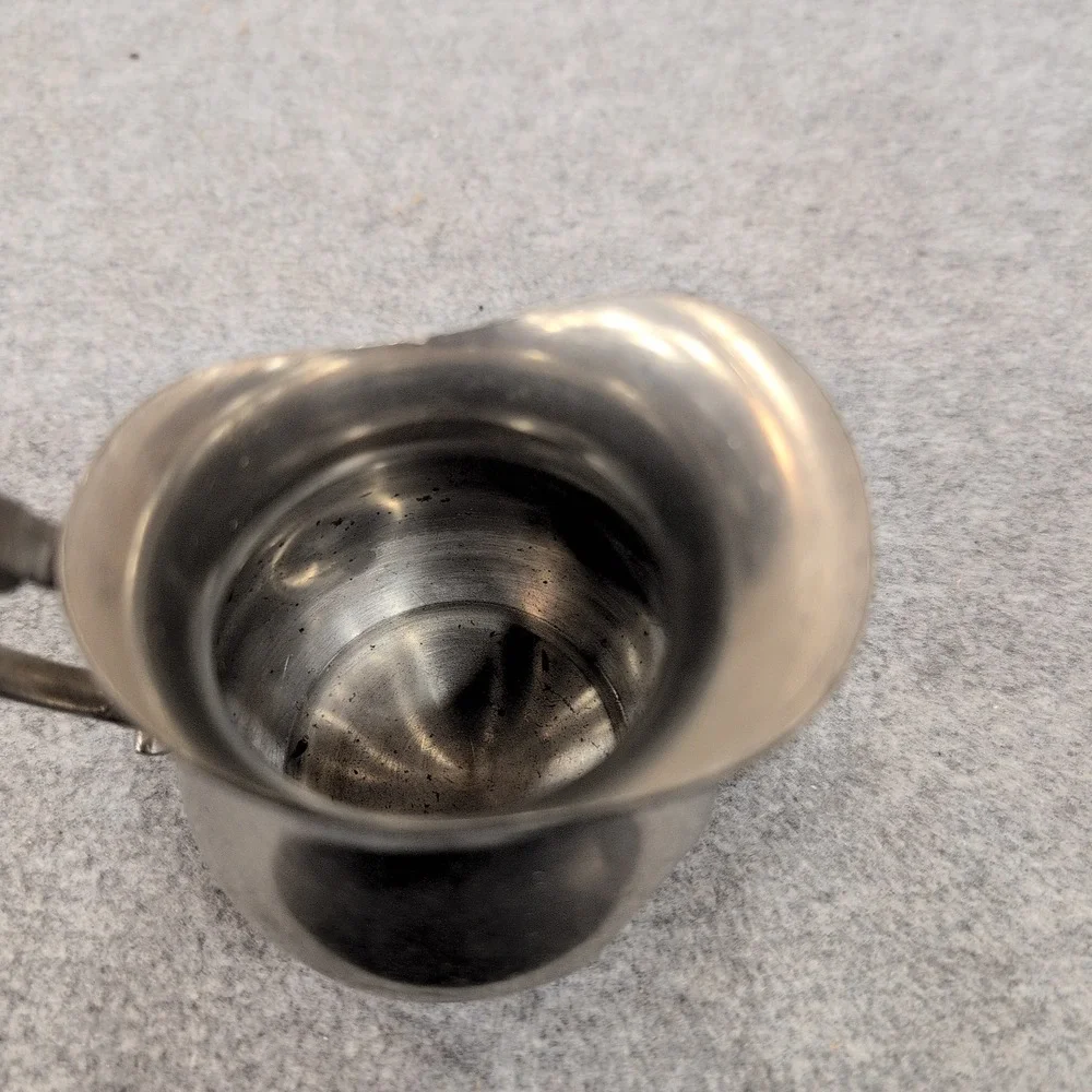Vintage Pewter Pitcher Creamer Small‎ Jug WEB 1137